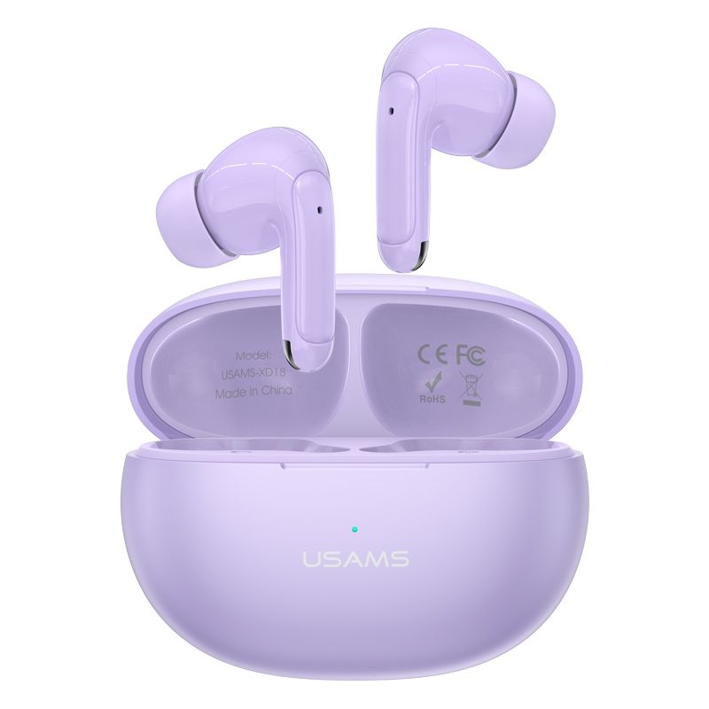 USAMS - Audífonos Inalámbricos Usams Xd18 Violeta Deportivos