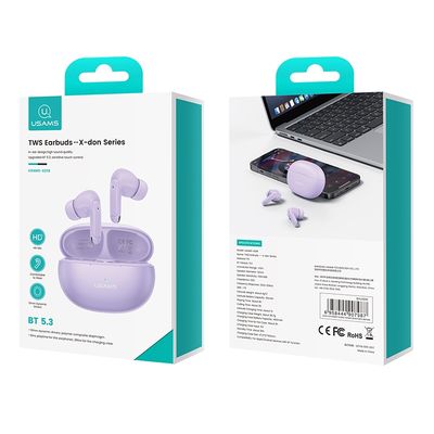 Imagen 2 del producto Audífonos Inalámbricos Xd18 Violeta Deportivos