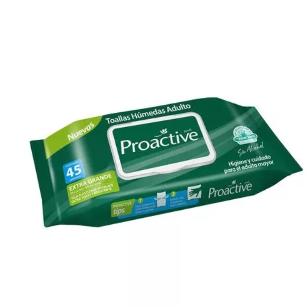 GENERICO - Caja De Toallas Húmedas, 6 Paquetes Proactive