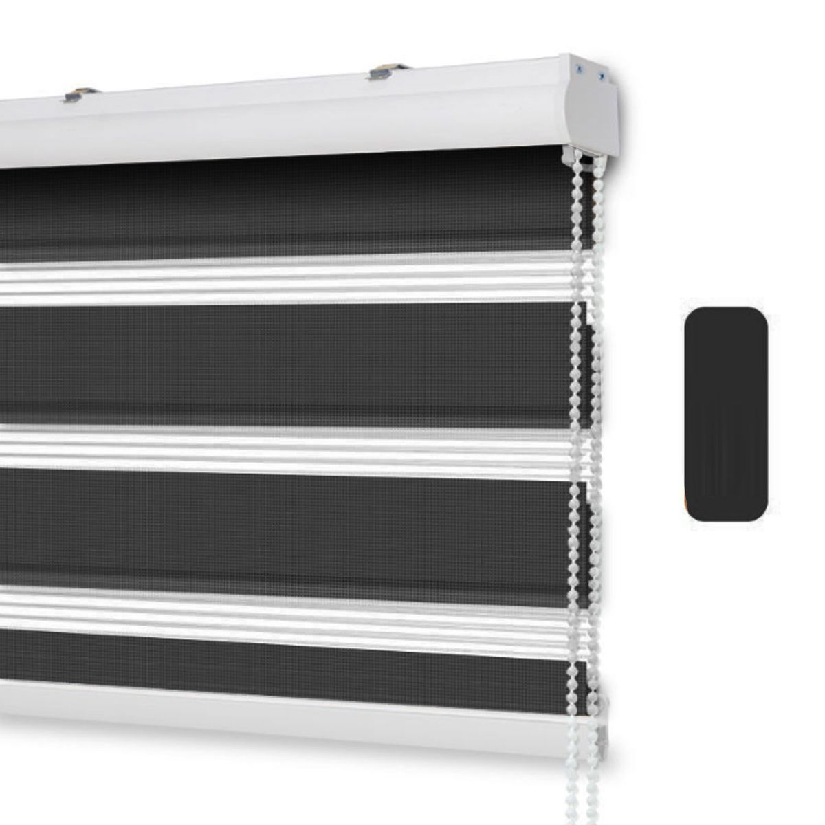 GENERICO - Roller Duo con Cenefa 250 x 240 - Negro