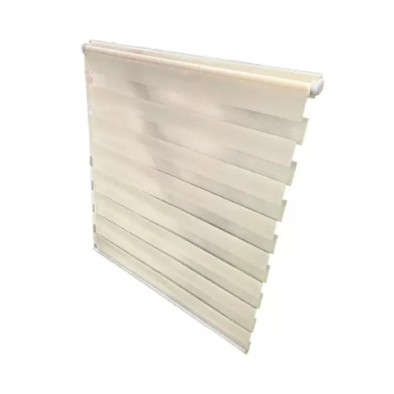 GENERICO - Cortinas Roller Duo Dobles 150x180 Zebra Dia Noche Colores Color Beige