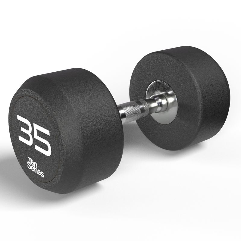 TEN SERIES - Mancuerna Round Steel 35 Kg Ten Series