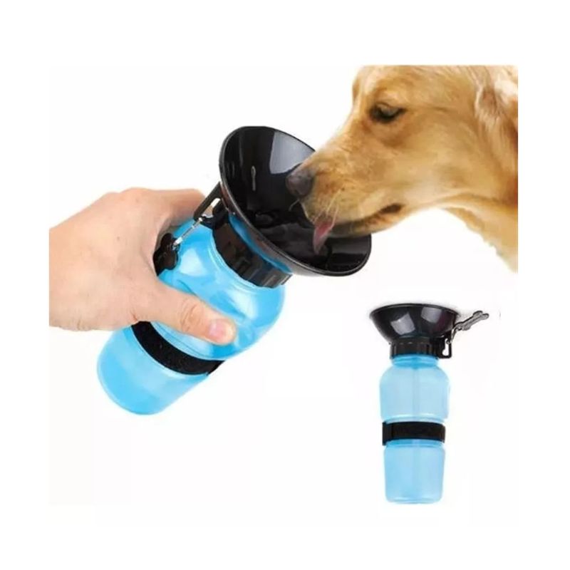GENERICO - Bebedero Agua Portátil Para Perro Gato Bebedero Paseo 500ml