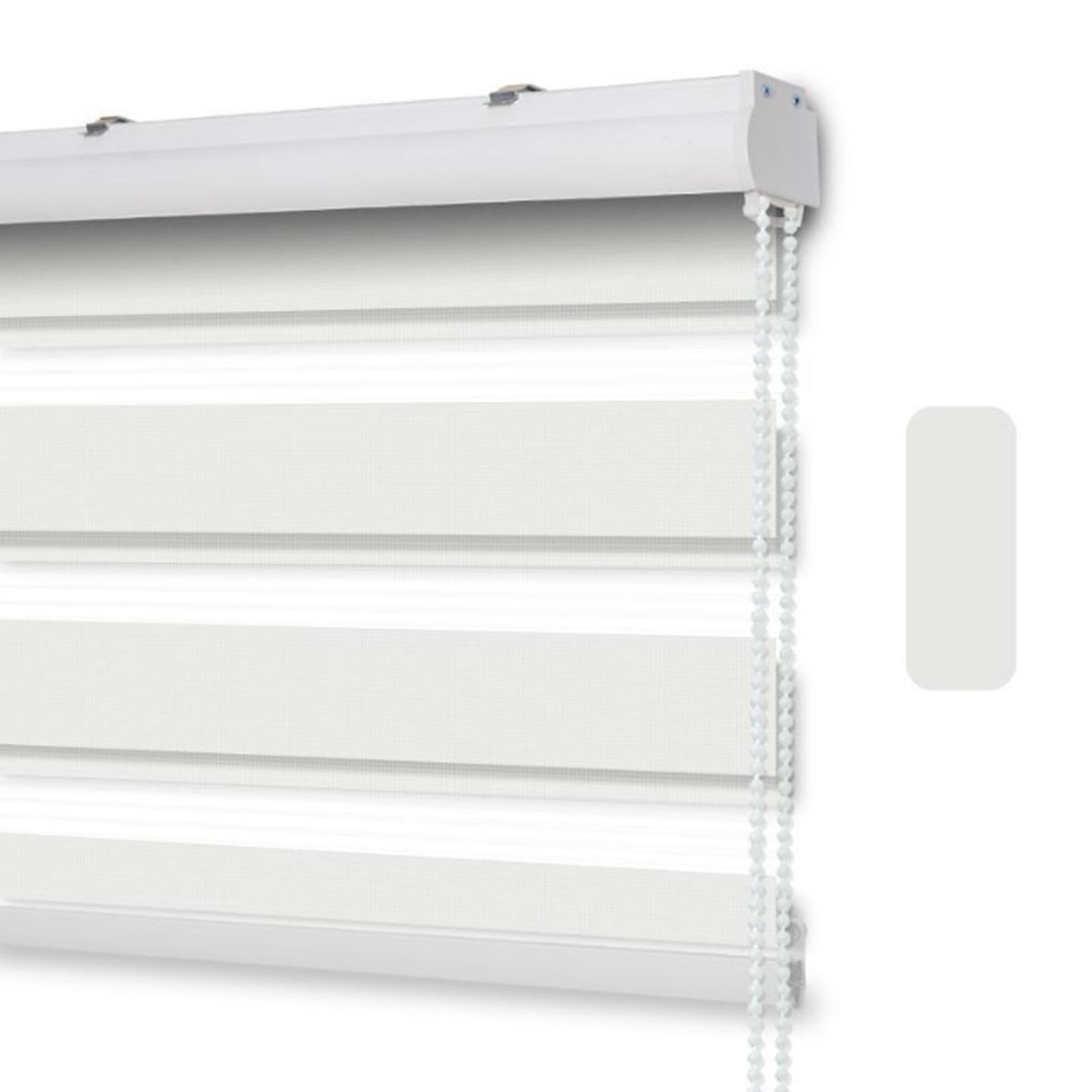 GENERICO - Roller Duo con Cenefa 250 x 240 - Blanco