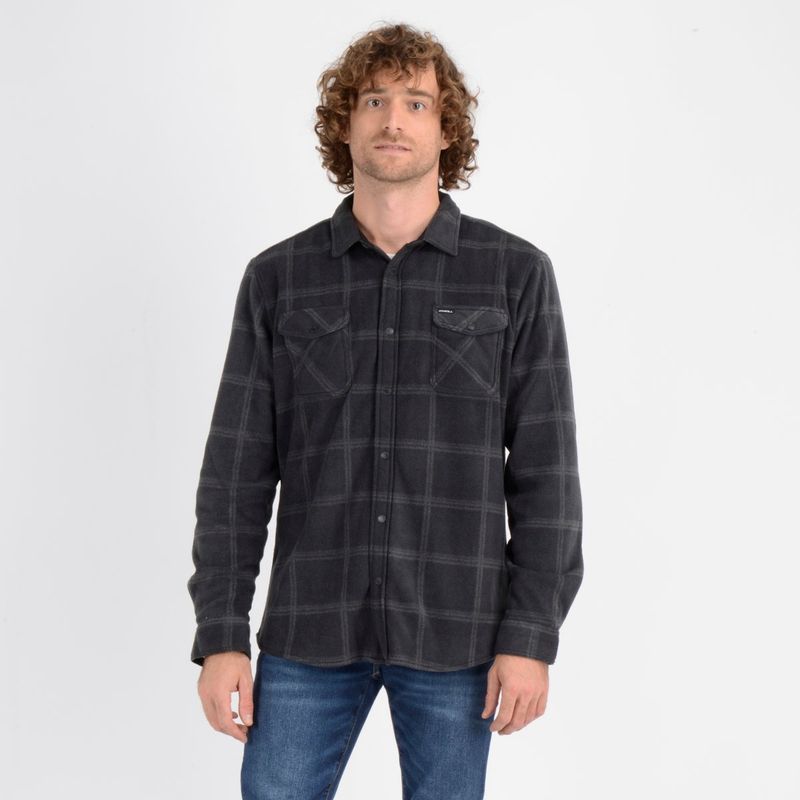 O'NEILL - CAMISA MANGA LARGA GLACIER FLEECE GRIS OSCURO