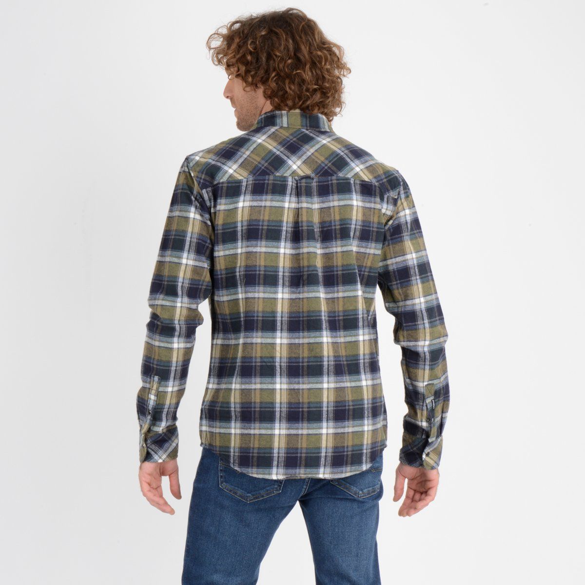 O'NEILL - CAMISA MANGA LARGA WITTAKER PLAID FLANNEL VERDE OSCURO