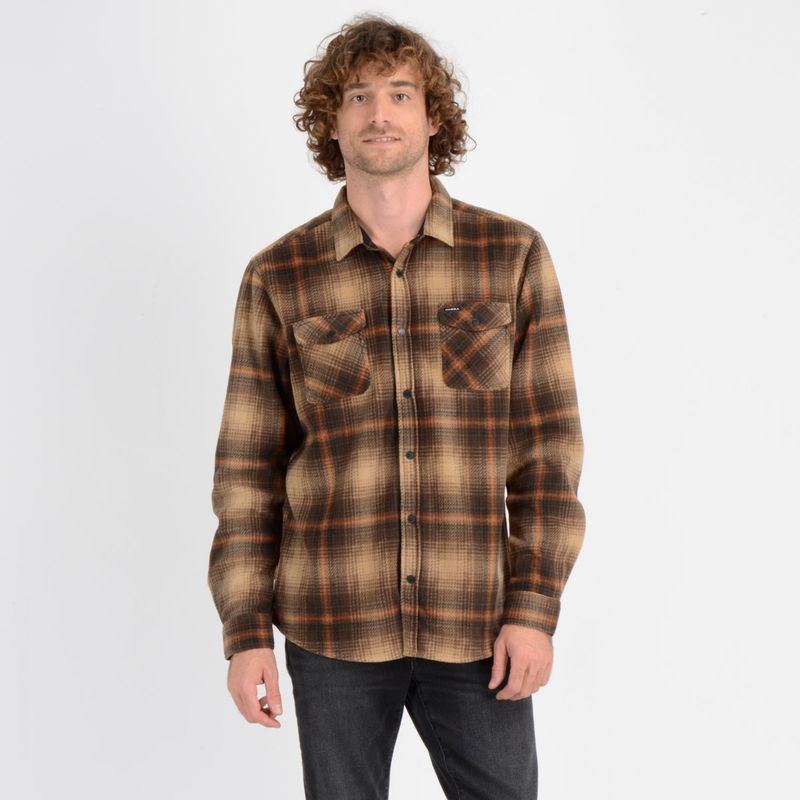 O'NEILL - CAMISA MANGA LARGA HAGLER FLEECE CAFÉ CLARO