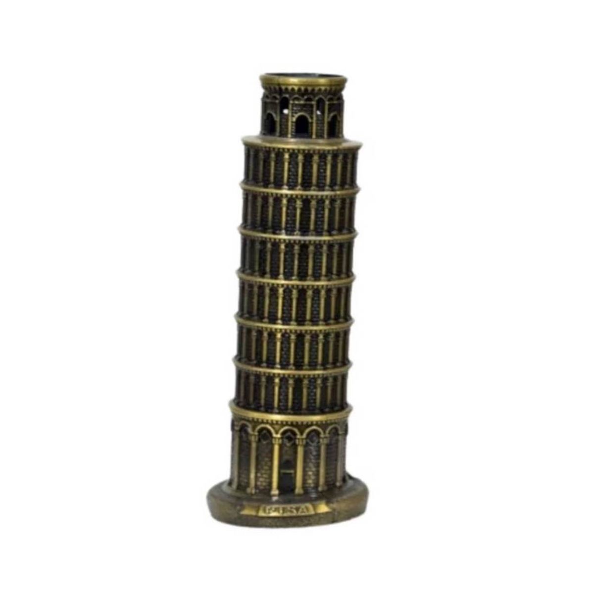 GENERICO - Estatua Torre De Pisa Escultura Decoración Regalo 21cm Largo