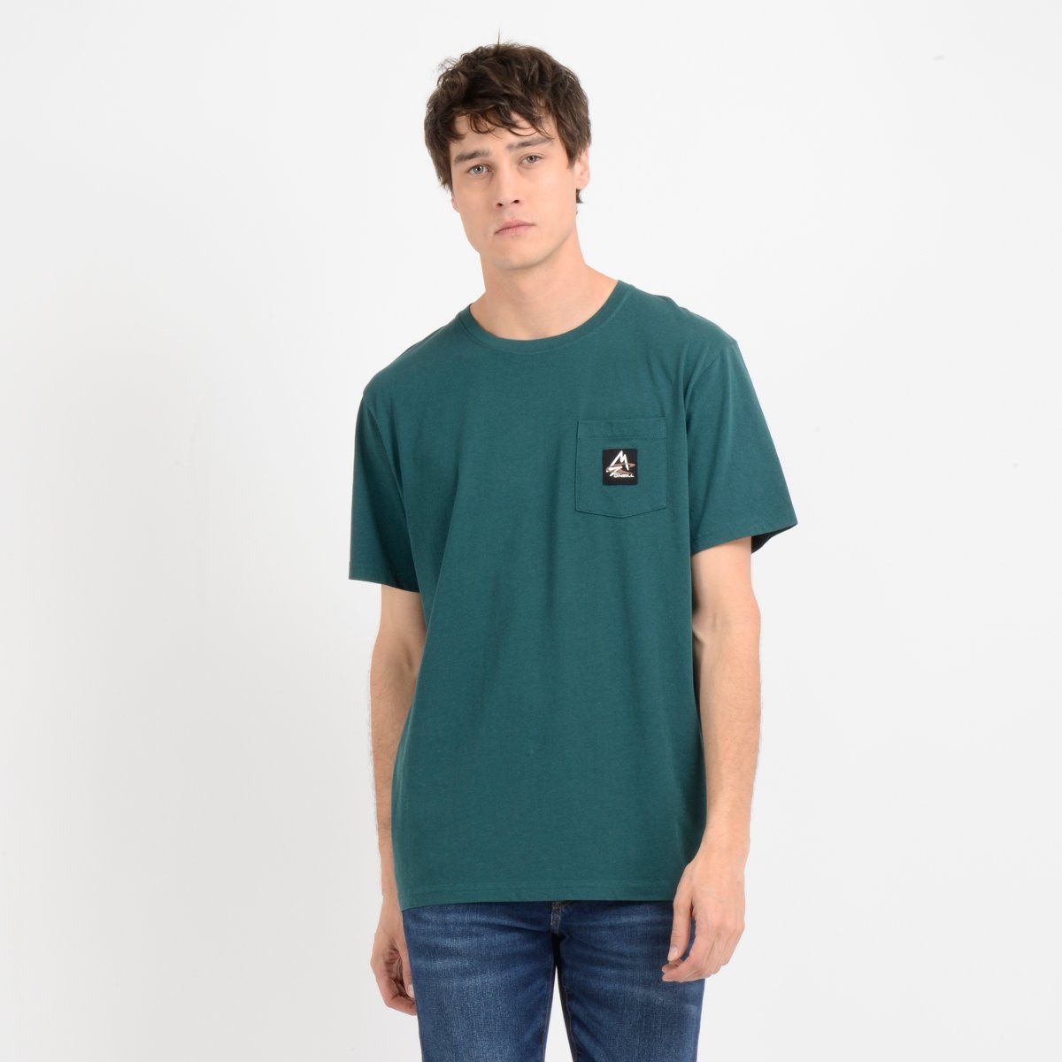 O'NEILL - POLERA MANGA CORTA TORREY VERDE OSCURO