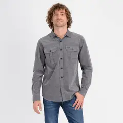 O'NEILL - CAMISA MANGA LARGA HIGHLAND CORDURY GRIS OSCURO