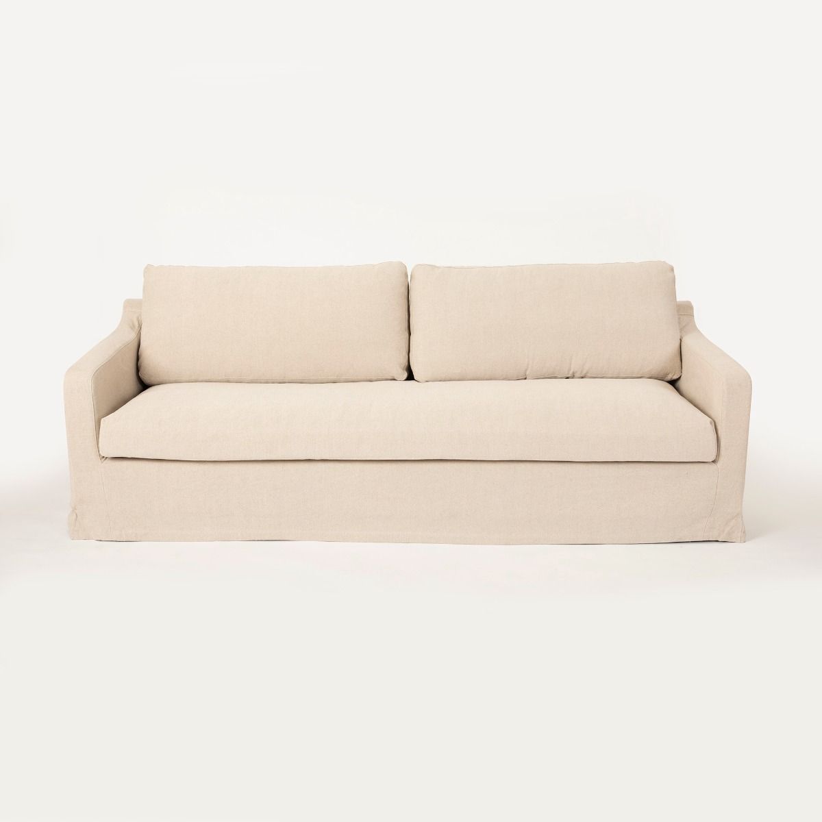 MILK - Sofa 3 Cuerpos Collins Crudo