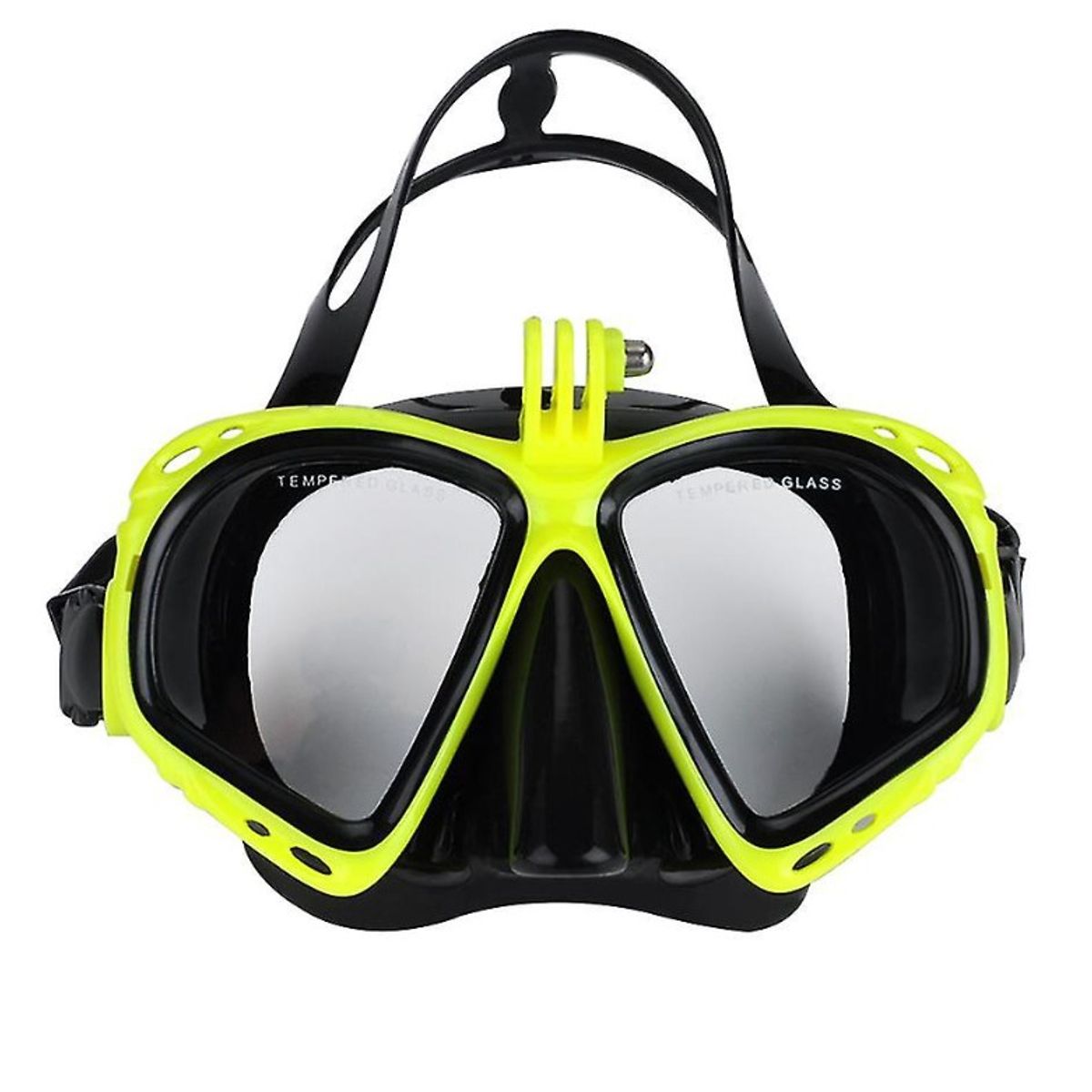 SHOOT - Lentes de Snorkel Amarillo Fluorecente cámara deportiva Gopro u otras