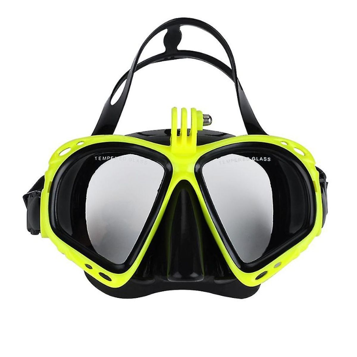 SHOOT - Lentes de Snorkel Amarillo Fluorecente cámara deportiva Gopro u otras