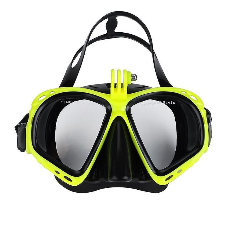 SHOOT - Lentes de Snorkel Amarillo Fluorecente cámara deportiva Gopro u otras