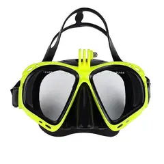 SHOOT - Lentes de Snorkel Amarillo Fluorecente cámara deportiva Gopro u otras