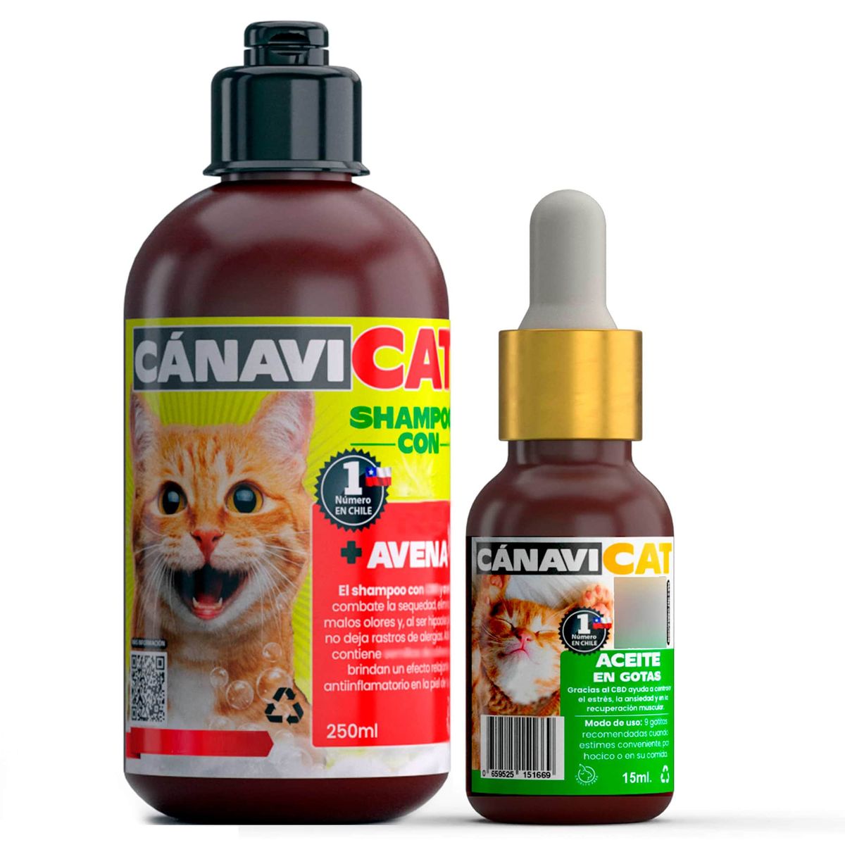 CANAVILAYER - pack Shampoo avena más Gotas Aseite Esencial.