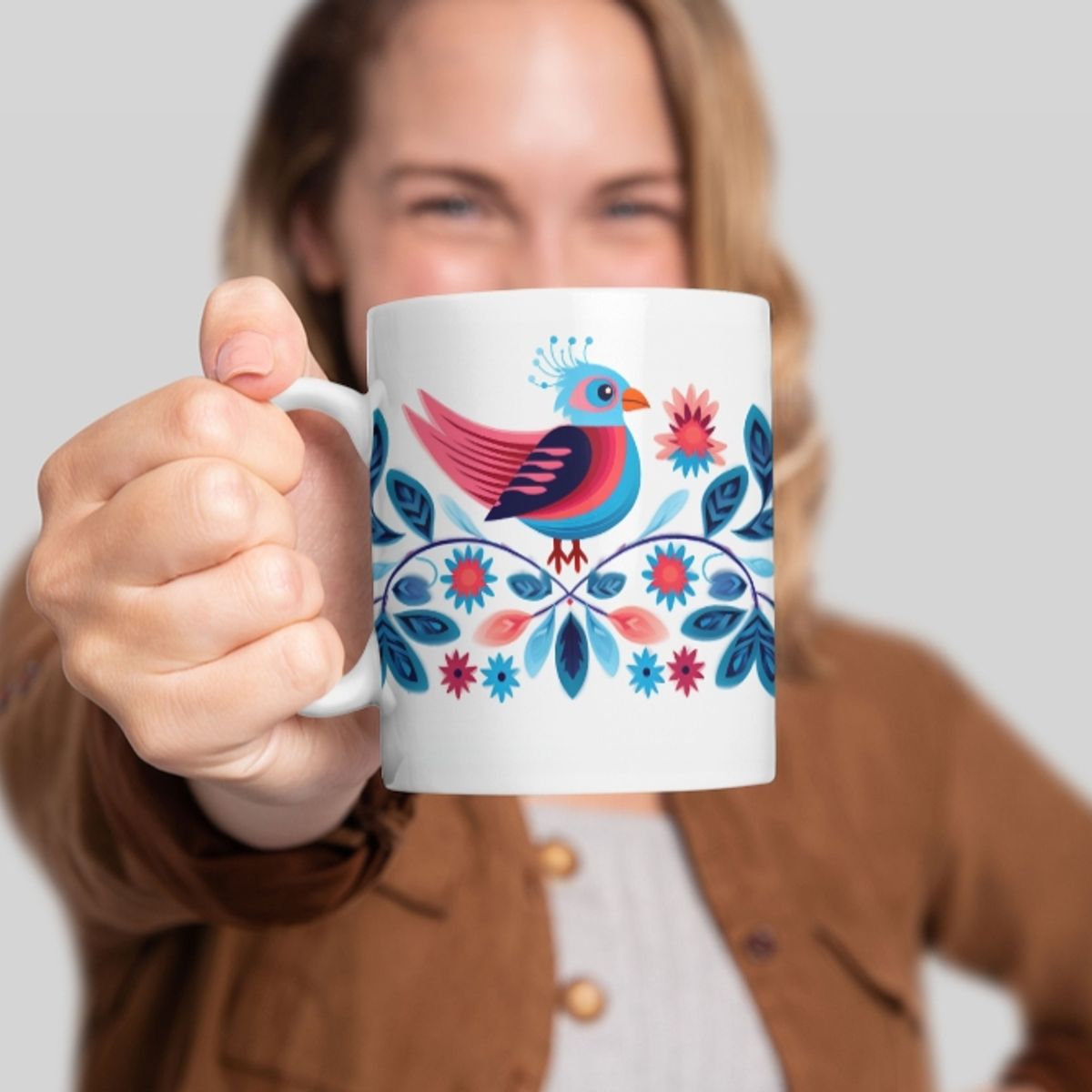 GENERICO - Tazas blancas 3A sublimadas con diseños contemporáneos