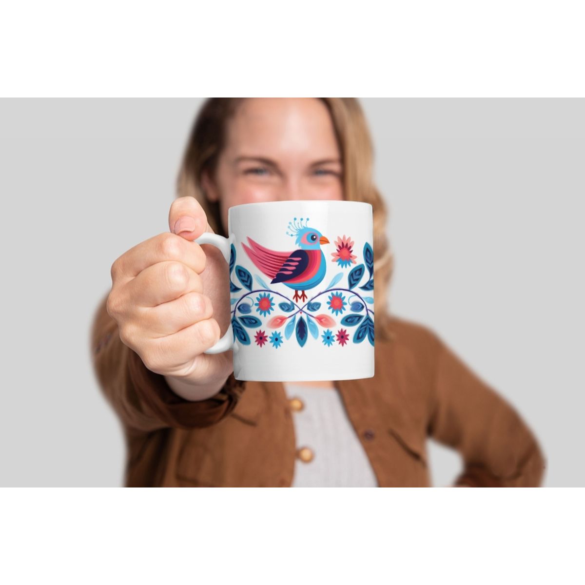GENERICO - Tazas blancas 3A sublimadas con diseños contemporáneos