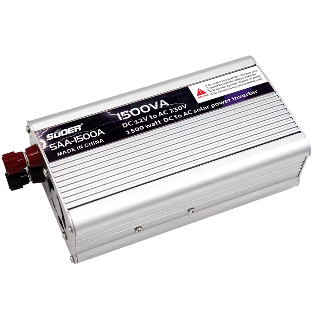 GENERICO - Inversor I4 1000W con Puerto USB y Cargador de Batería