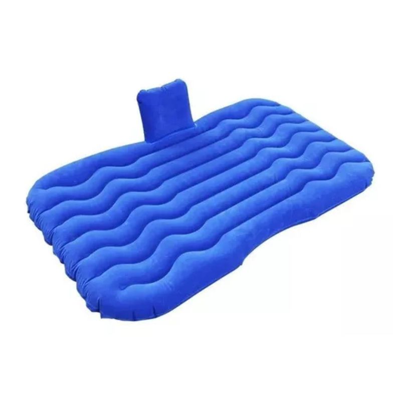 GENERICO - Colchon Inflable Para Auto 2 Almohadas Camping Excursion