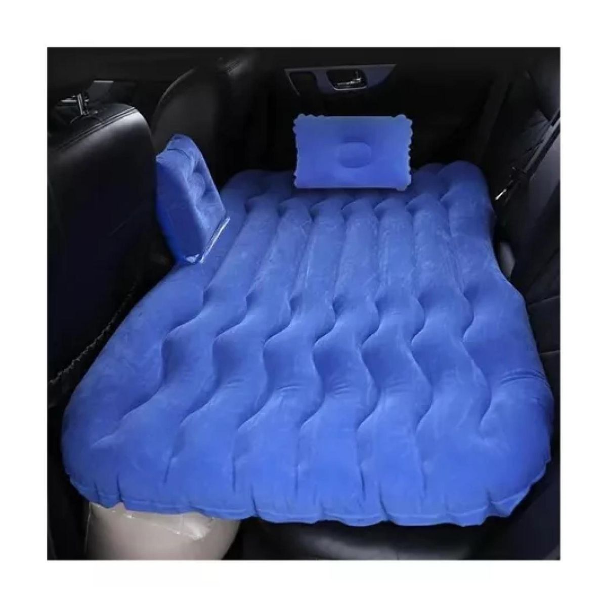 GENERICO - Colchon Inflable Para Auto 2 Almohadas Camping Excursion