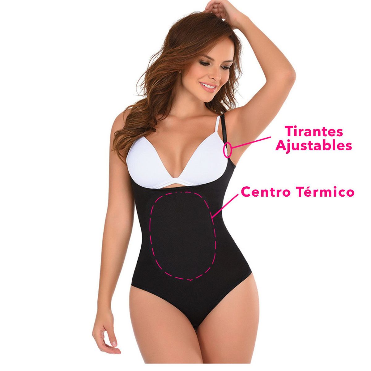 BEL BELLEZA EXPRESS LATINA - Body Colombiano moldeador con centro térmico en látex