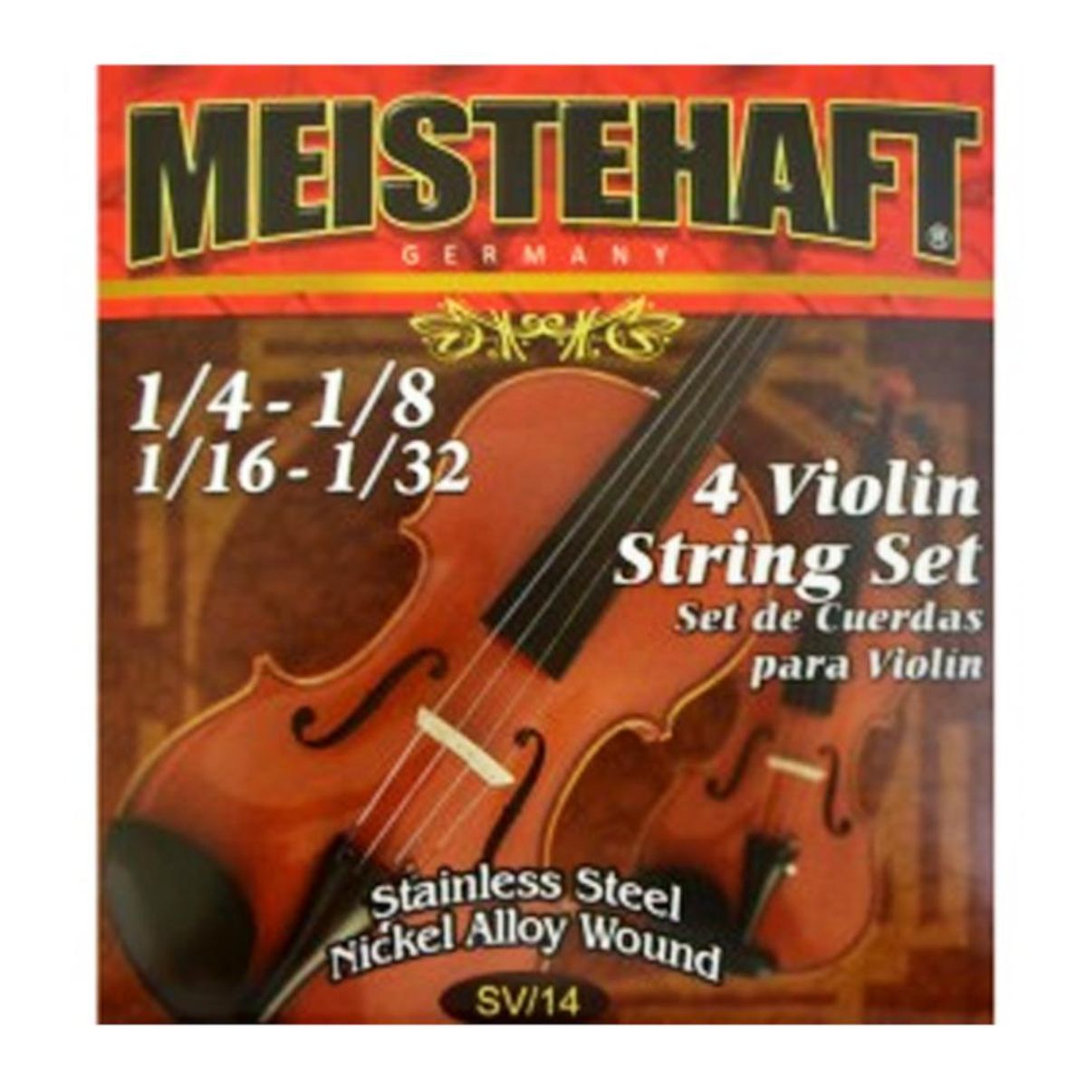 MEISTEHAFT - Set de cuerdas para violin 14 Meistehaft SV14