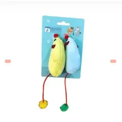GENERICO - Juguete Para Gato Raton De Peluche 2 Unidades
