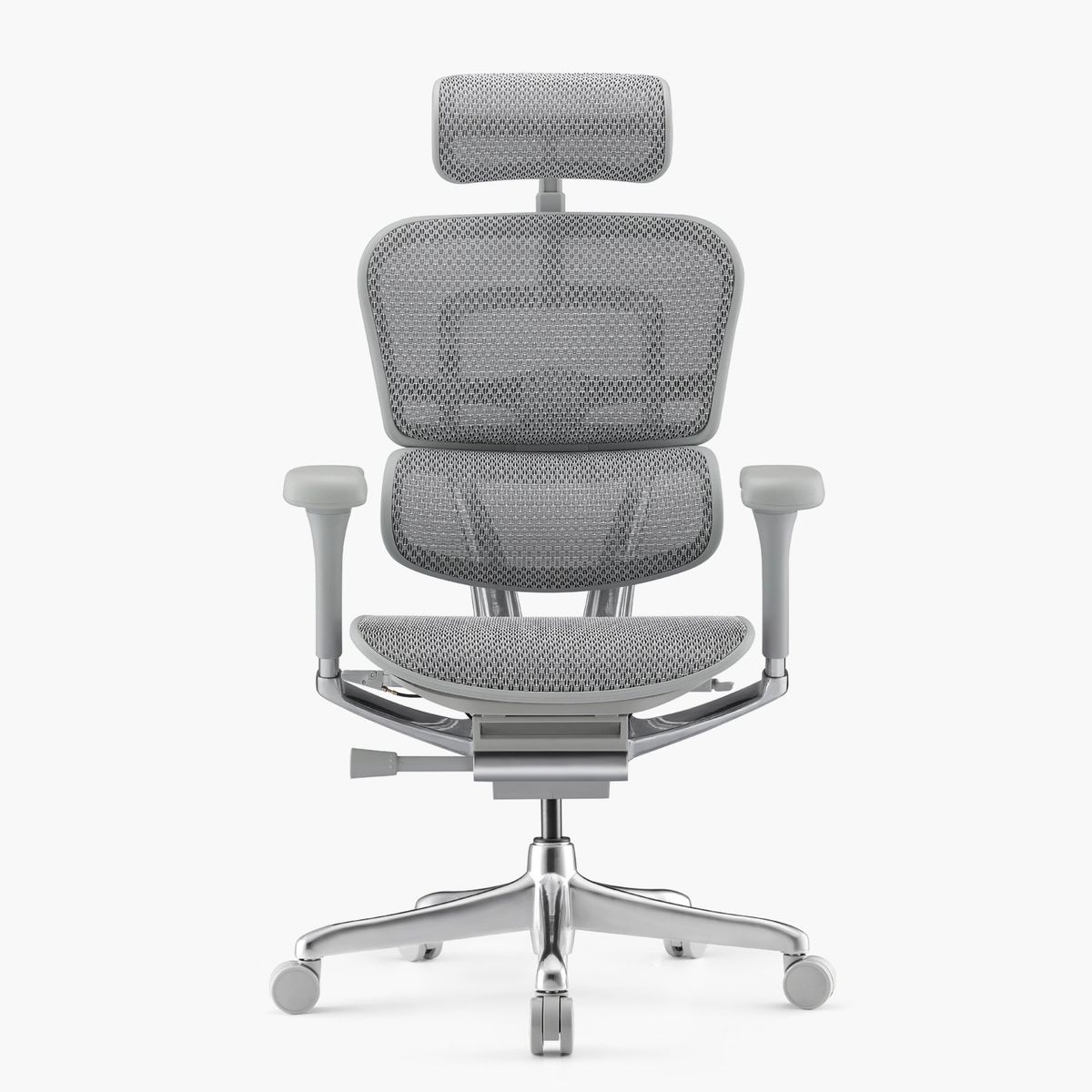 FORM OFFICE - Silla Ergohuman Elite 2 Gris Claro c/cabecero Form