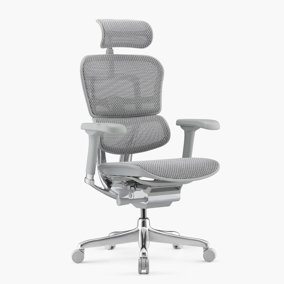 FORM OFFICE - Silla Ergohuman Elite 2 Gris Claro c/cabecero Form