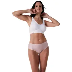 UNICA LINGERIE - Calzón Pack 3 Pantaletas Microfibra Sin demarcación.ROSA.