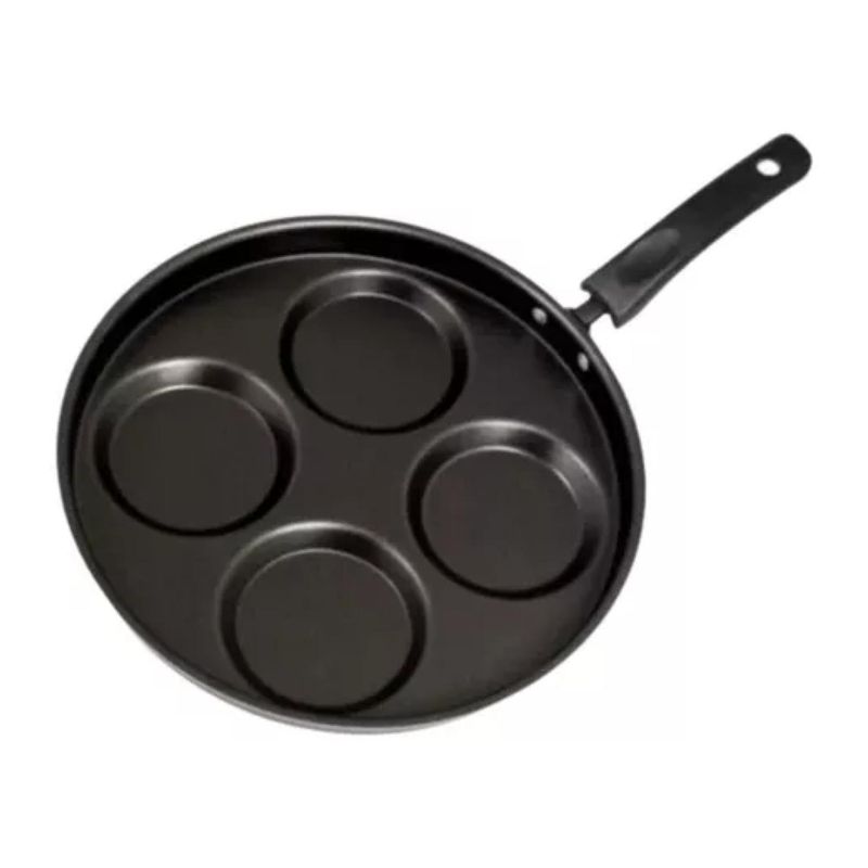 GENERICO - Sarten Antiadherente Multiusos 4 Divisiones Color Negro