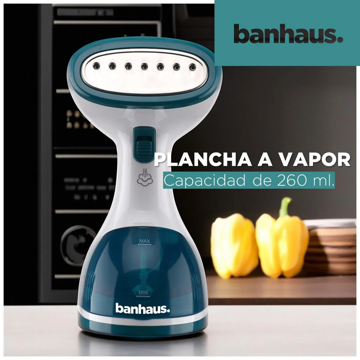 CASATUA - Plancha a Vapor Vertical Vaporizador Ropa Banhaus Portatil