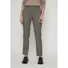 MA GRIFFE - Pantalon Recto Cuadrille Negro Magriffe
