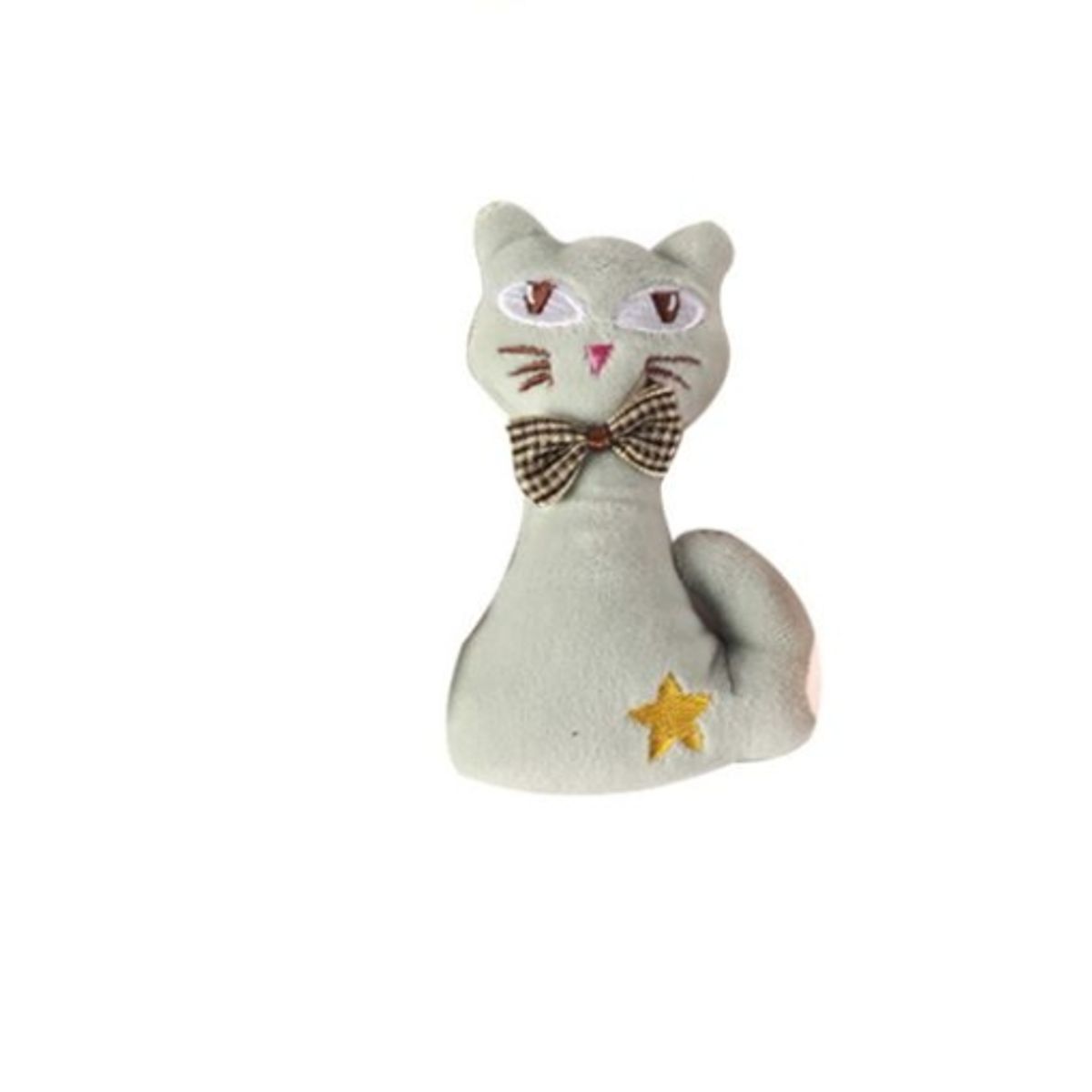 GENERICO - Juguete Para Gatos De Plush Con Corbatin Gris