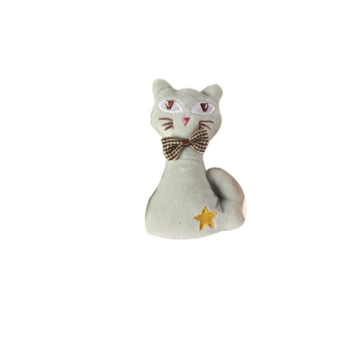 GENERICO - Juguete Para Gatos De Plush Con Corbatin Gris