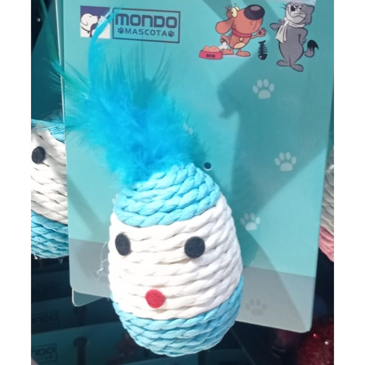 GENERICO - Juguete Para Gatos De Hilo Con Plumas