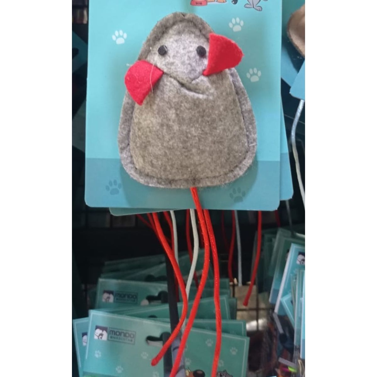 GENERICO - Juguete Para Gatos De Tela Forma Raton