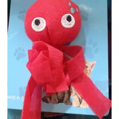 GENERICO - Juguete De Pulpo Juguete Para Gatos Rojo
