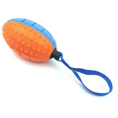 GENERICO - Juguete Para Morder Jugar De Goma Pequeño Rugby Para Perros