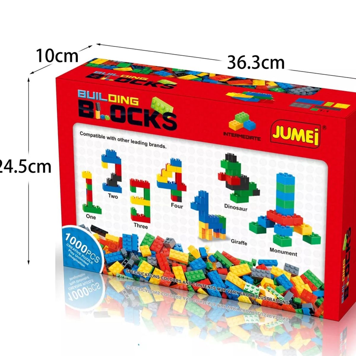 GENERICO - Bloques De Construcción Tipo Leg 1000 Piezas