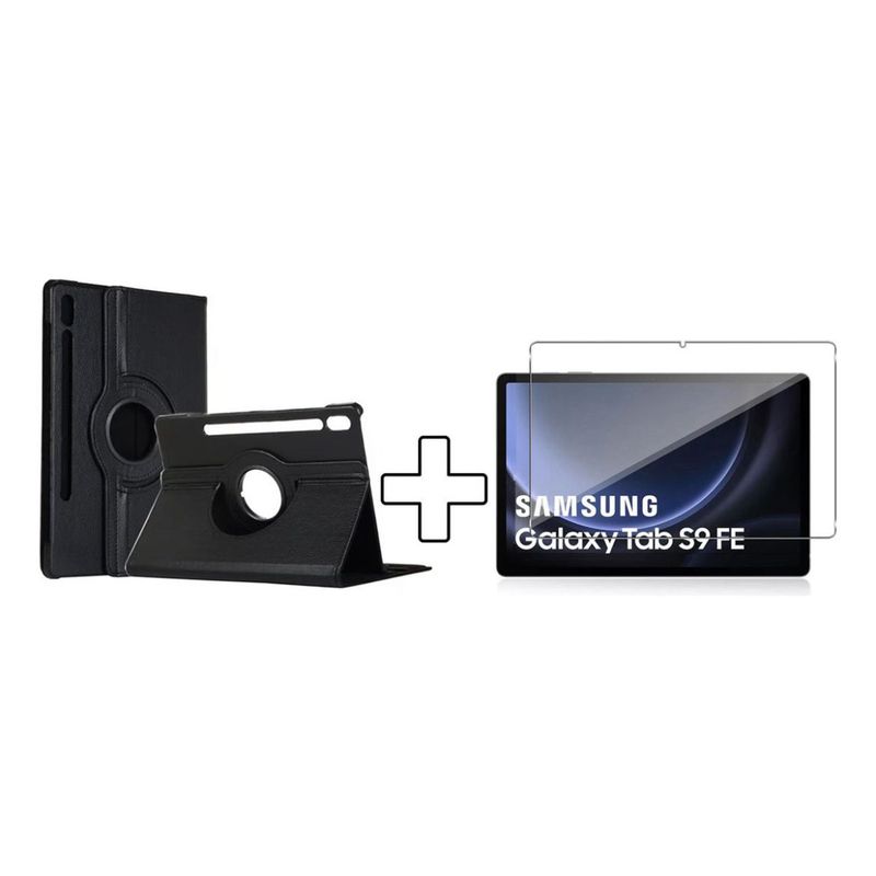 GENERICO - Carcasa Giratoria + Lamina Para Samsung S9 Fe 10.9 Pulgadas