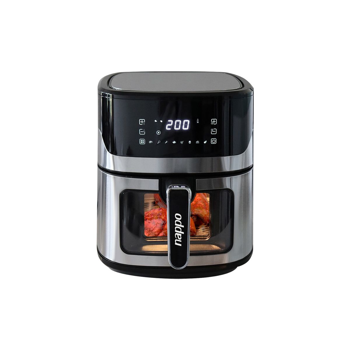 NAPPO - Freidora de Aire Digital Nappo Turbo Fryer XL 7L 1600w Visor