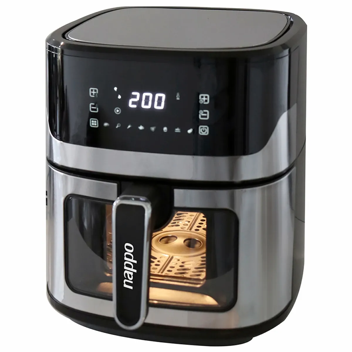 NAPPO - Freidora de Aire Digital Nappo Turbo Fryer XL 7L 1600w Visor