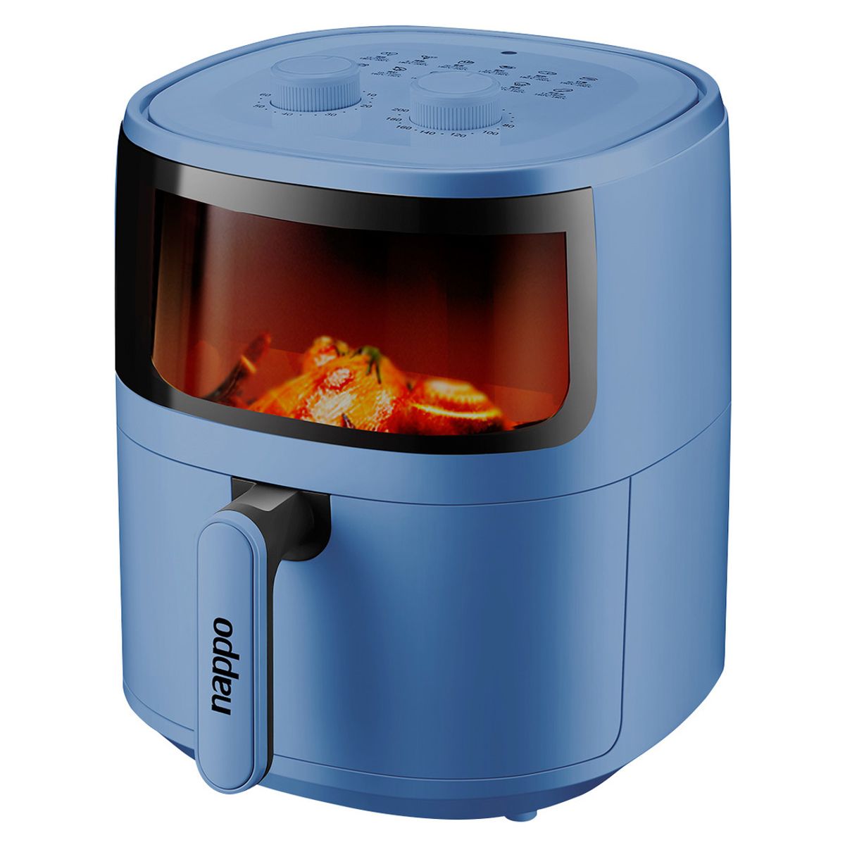 NAPPO - Freidora de Aire Nappo 1500W 57L Con Luz y Visor Azul