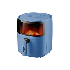 NAPPO - Freidora de Aire 1500W 5,7L Con Luz y Visor Azul