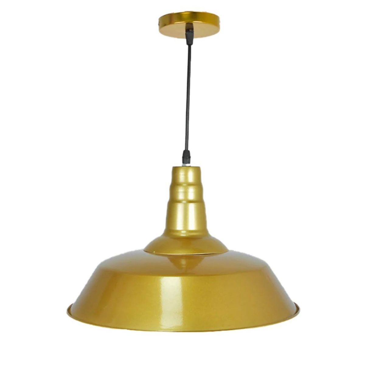 GENERICO - Lampara Techo Industrial Dorada Nordica Estilo Berlin