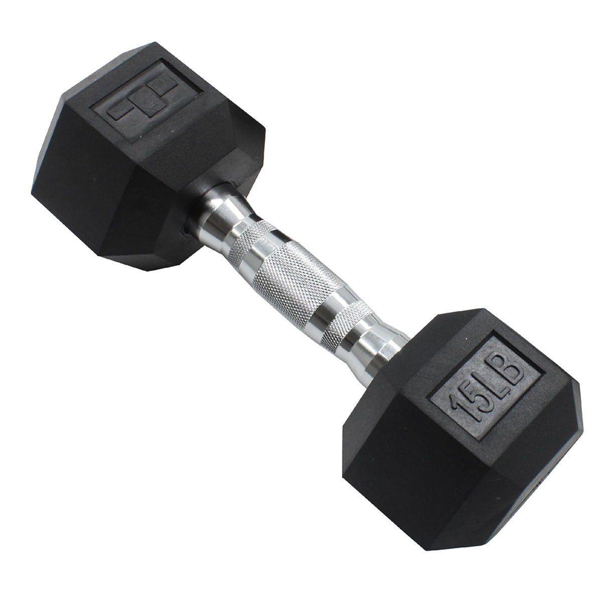 PAGANOOM - Mancuerna Pesa Fitness y Entrenamiento Pesa Hexagonal 15 LB