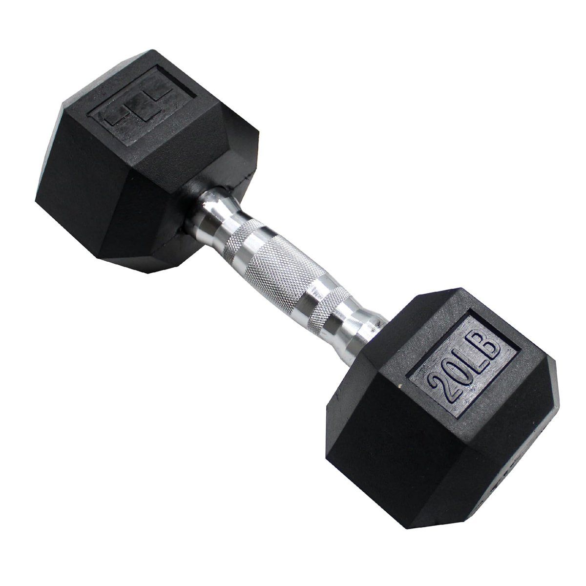 PAGANOOM - Mancuerna Pesa Fitness y Entrenamiento Pesa Hexagonal 20 LB