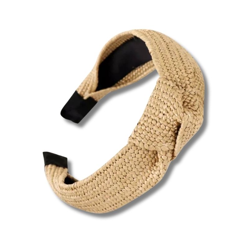 COLETTE - Cintillo Diadema Nudo Estilo Rafia Colores Varios